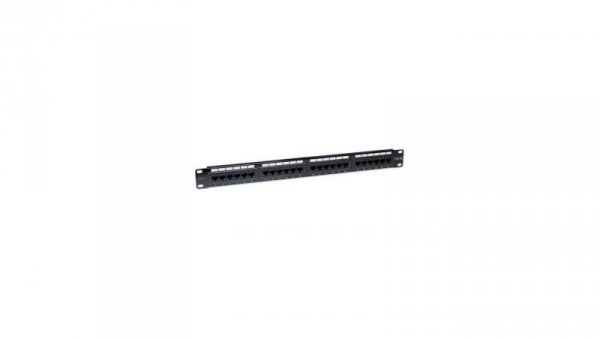 Patch panel UTP Cat5e 24 porty RJ45, 1U