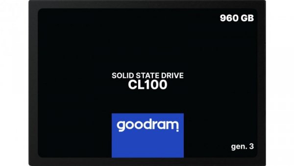 SSD GOODRAM CL100 Gen. 3 960GB SATA III 2,5 RETAIL