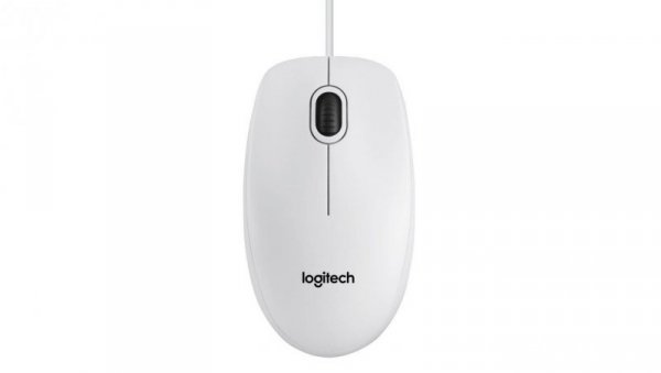 Mysz Logitech B100 910-003360 (optyczna 800 DPI kolor biały)