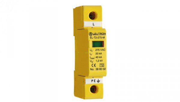 Ogranicznik przepięć Typ T2 20kA EL-T2/1+0-275 388 193