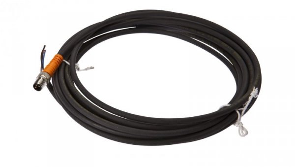 Złącze do samokonfekcjonowania M8 proste męskie druga końcówka niezarobiona 3-pinowe 5m PUR 3x0.34mm² VK991366