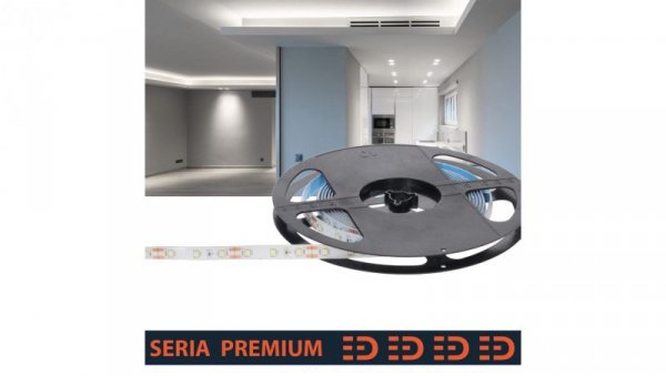 Taśma Premium+ IP63 12V 60led 6000-7000K SMD2835 (5) wyc