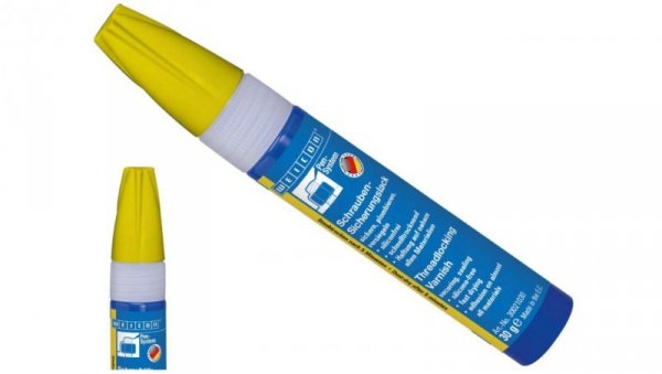 Plomba bezpieczeństwa do śrub lakier żółty 30g / Lakier na plomby / plombownica żółta 30g / WEICON 30021030