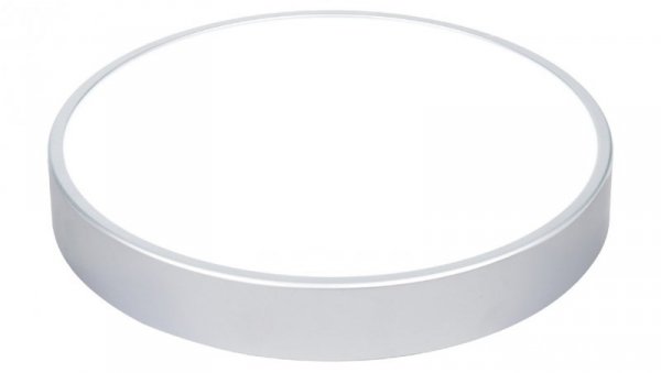 Plafon LED 16W 1520lm 4000-4500K/neutralna IP20 okrągły srebrny LED TAURUS-R Silver 16W NW GXPS033