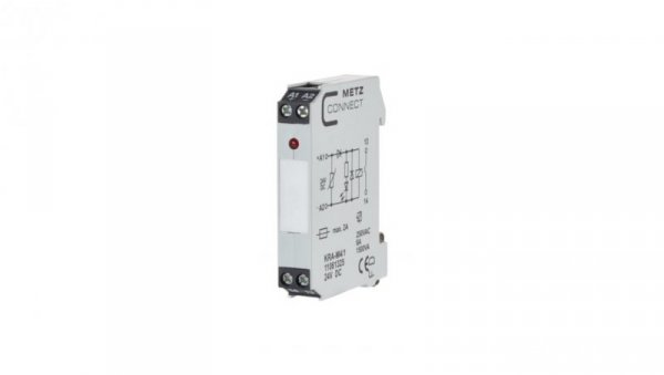 Przekaźnik interfejsowy KRA-M4/1, 1 styk zwierny (SPST-NO), 24V DC METZ Connect