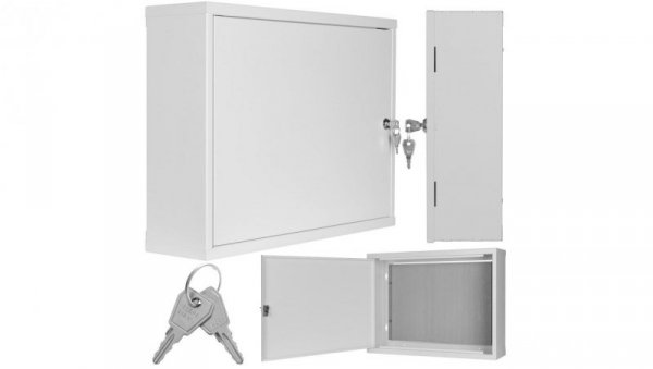 Obudowa metalowa szafka natynkowa TPR-5S 520x400x140mm z płytą metalową