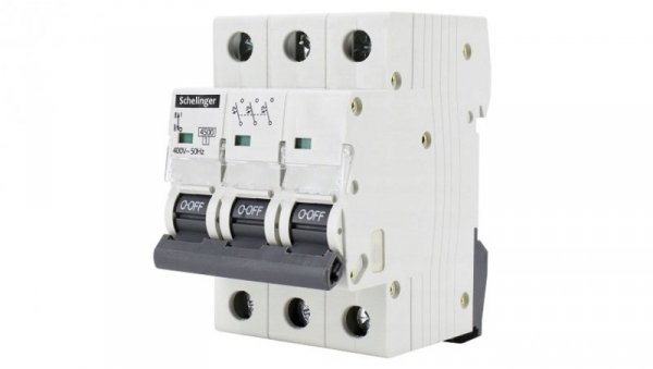 Wyłącznik nadprądowy 3P B 25A 6kA AC Schelinger