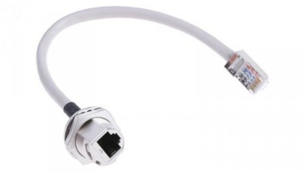 Kabel kat. 5e Ekranowane Szary 200mm
