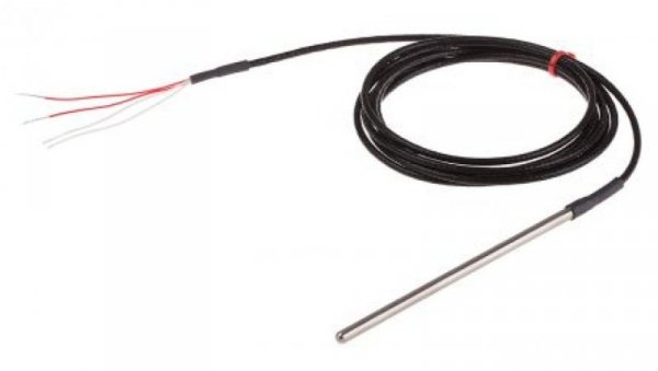 Termopara typ PT 100, -50C do +250C 125mm kabel 2m, Stal nierdzewna