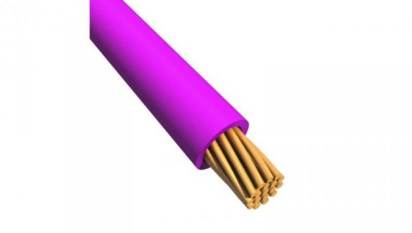 Kabel trzynormowy, dł. 100m 0,5 mm², 11 A, 1 kV DC, 600 V AC, Maks. +105C Fioletowy Zgodność z trzema normami, RS PRO