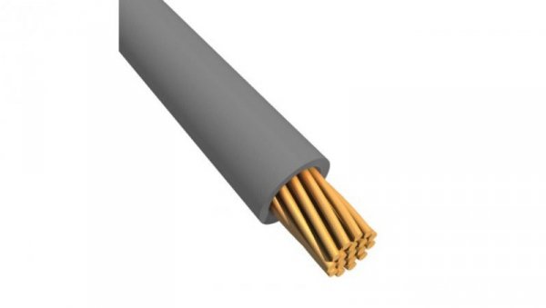 Kabel trzynormowy, dł. 100m 0,5 mm², 11 A, 1 kV DC, 600 V AC, Maks. +105C Szary Zgodność z trzema normami, RS PRO