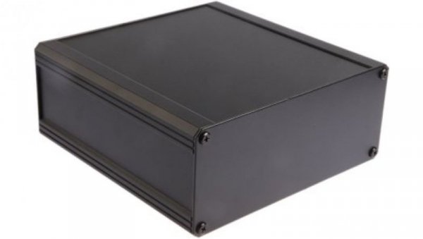 Obudowa radiatora Czarny IP40, 200 x 100 x 86mm, RS PRO
