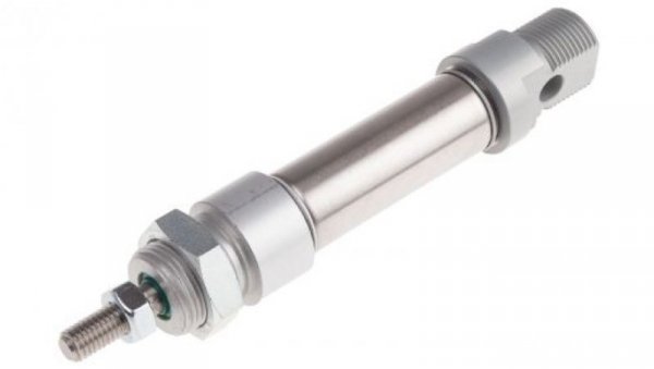 Siłownik dwustronnego działania ISO 6432 Ø 20mm, skok 25mm RS PRO