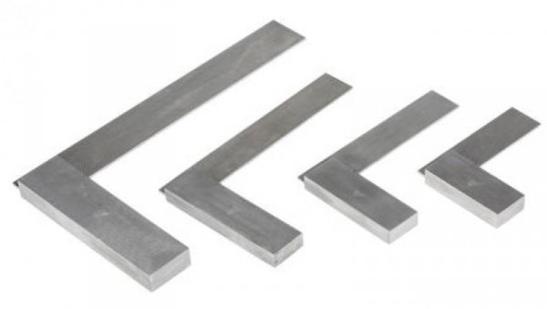 Zestaw kątowników inżynierskich, 150 mm, 49 mm, 75 mm, 98 mm, 1.6mm