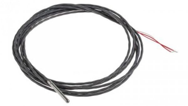 Termopara typ PT 100, -50C do +250C 30mm kabel 2m, Stal nierdzewna