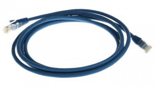 Kabel kat. 5e U/UTP Niebieski 2m