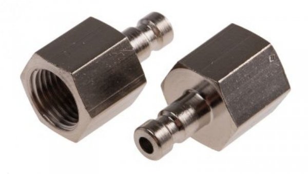 Szybkozłączka pneumatyczna, materiał Mosiądz, złącze G 1/8 żeńskie, RS PRO Rectus 20, Rectus 91, Walther 06-003
