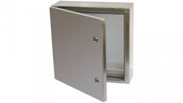 Szafka ścienna rozdzielcza, materiał: Stal nierdzewna typu 304, IP66, 300 x 400 x 150mm, RS PRO