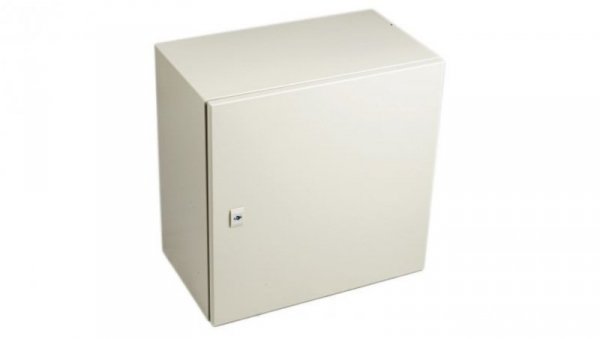 Szafka ścienna rozdzielcza RAL 7032, materiał: Stal, IP66, 500 x 500 x 300mm, RS PRO