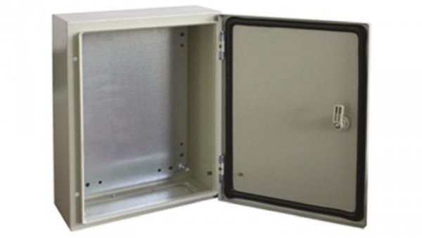 Szafka ścienna rozdzielcza RAL 7032, materiał: Stal, IP66, 300 x 400 x 200mm, RS PRO