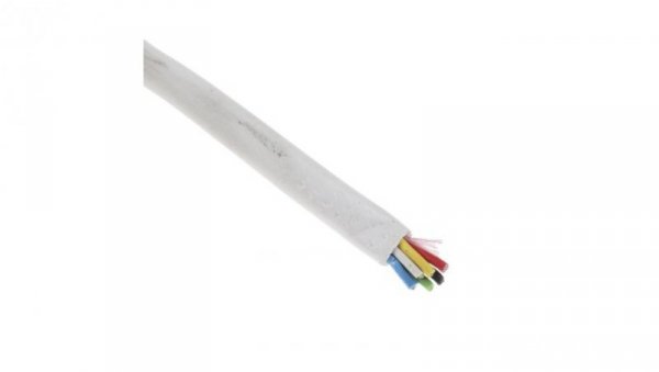 Wielożyłowy kabel do zabezpieczeń Nieekranowany, dł. 100m, 0,19 mm² CSA, 1 A na żyłę, 50 V, 6-żyłowy, Ø 3.9mm,
