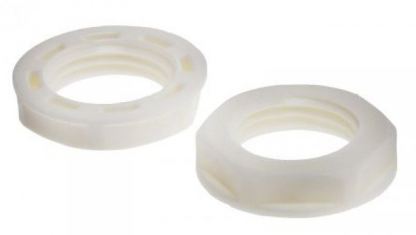 Nakrętka do dławnic kablowych, M16, IP68, kolor: Biały, materiał: Nylon 66, RS PRO