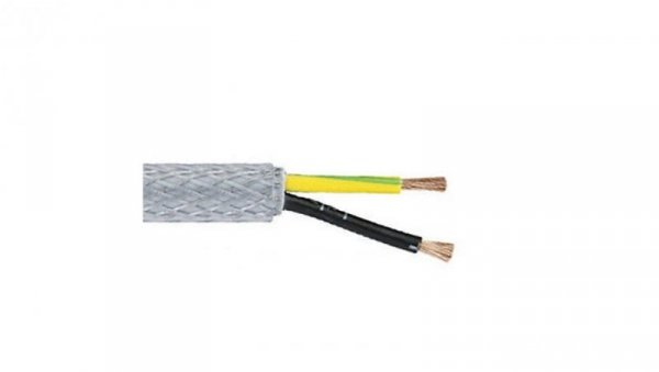 Kabel sterowniczy SY 2 rdzeniowy , Ekranowany, izolacja Polichlorek winylu PVC, D 7.3mm , 50m