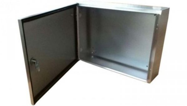 Szafka ścienna rozdzielcza, materiał: Stal nierdzewna typu 304, IP66, 400 x 400 x 150mm, RS PRO