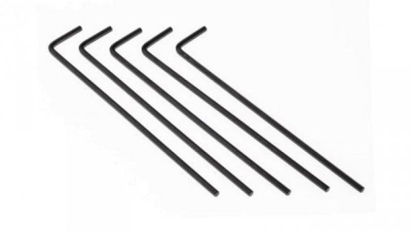 Klucz imbusowy Jednostki metryczne 2.5mm Sześciokątne, typu L, materiał: Stal chromowo-wanadowa, RS PRO