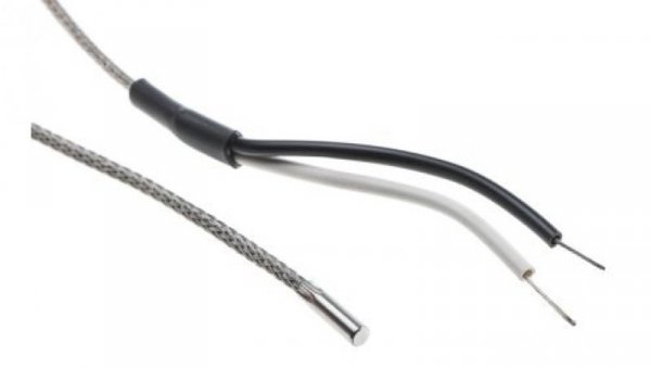 Termopara typ J do +350C 13mm kabel 2m, Włókno szklane IEC