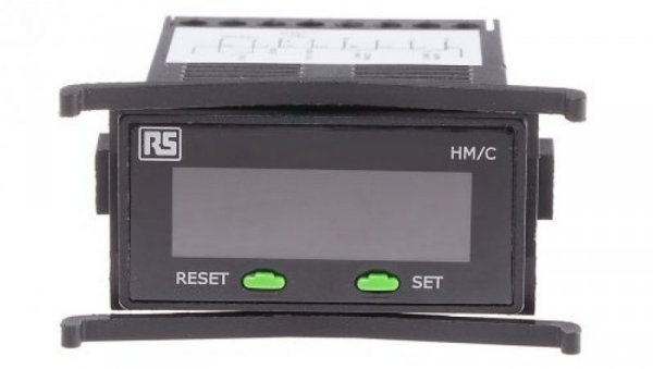 Licznik godzin, minut, sekund LCD 7-cyfrowy 9 → 30 V DC RS PRO