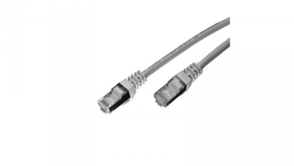 Kabel krosowy EmiterNet SFTP kat.6A LSOH 3 m szary EM/PC-SFTP6ALSOH-3M