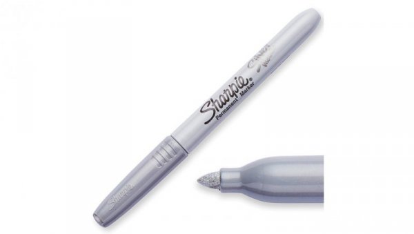Marker permanentny metaliczny srebrny 1,4mm Sharpie Metallic