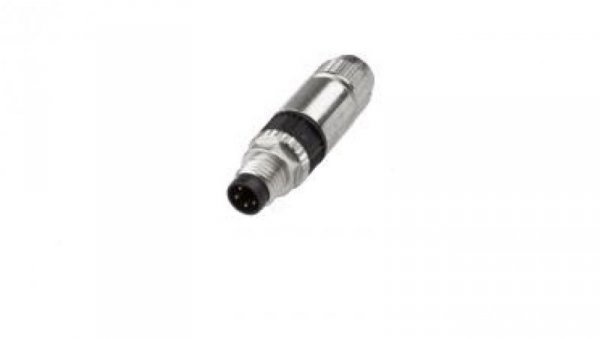 Gniazdo kablowe proste fi4-5,1mm 4A 32V -25-85stC M8 męskie 4pin IP67 VK003S79