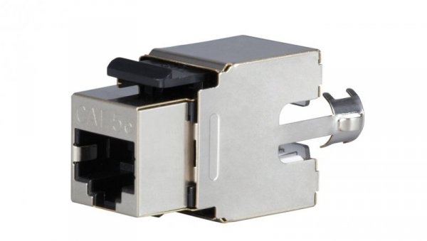 Keystone Solarix CAT5E STP RJ45 czarny ekanowany SXKJ-5E-STP-BK