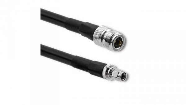 Qoltec Kabel koncentryczny LMR400 N Żeński RP-SMA Męski 3m