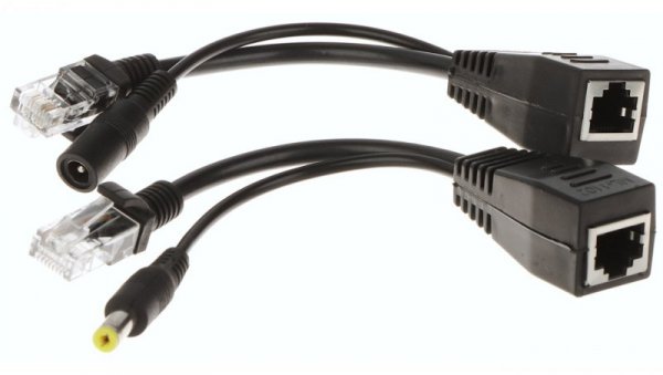 Pasywny adapter Power over Ethernet (PoE) umożliwiający zasilanie urządzeń pracujących w sieciach LAN za pomocą skrętki POE-UNI-