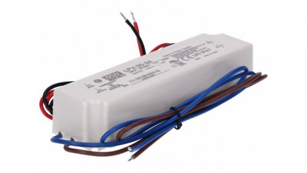 Zasilacz herm. MeanWell 24V 36W LPV