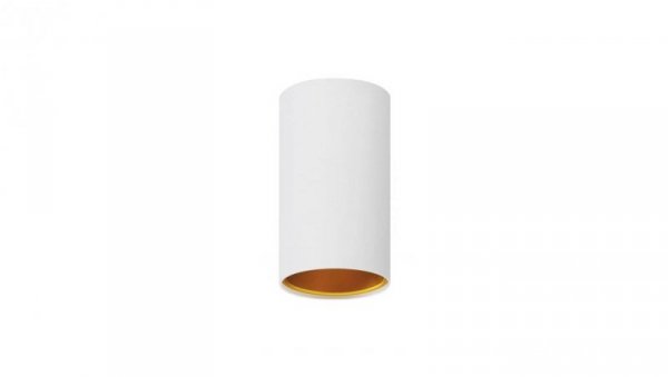 CHLOE GU10 NATYNKOWA GU10 250V IP20 70x128mm BIAŁY ZŁOTY tuba nieruchoma