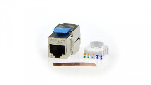 Moduł keystone RJ45 FTP kat.6 ekranowany beznarzędziowy DR@KOM