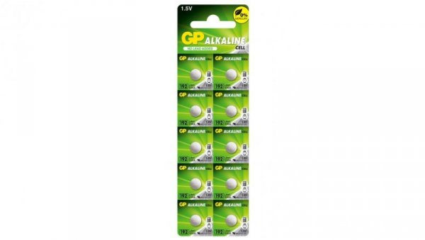 Bateria alkaliczna do zegarka LR41 192 1,5V GP BLISTER 10szt.