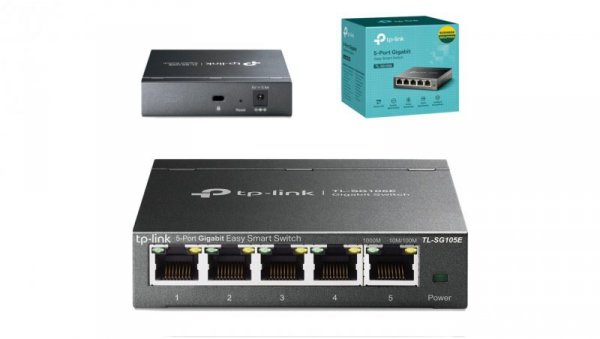 Switch TP-LINK TL-SG105E (5x 10/100/1000Mbps)