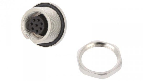 Złącze: M9 gniazdo żeńskie Pokrycie: złocony 125V IP67 PIN: 8 09 0428 90 08