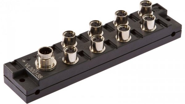 Moduł logiczny, 26x136x30mm, OR, 2x4, 10-30V DC, strona czujnika M8 żeński (gniazdo) 3pin, VL300138