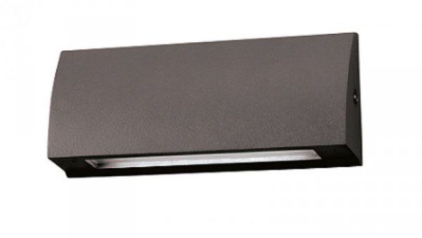 Kinkiet LED 3,5W 100lm 4000K/neutralna IP54 zewnętrzny wodoodporny aluminium/szkło STEP 3.5W Anthracite NW GXPS074