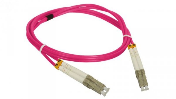 Patch cord MM OM4 LC-LC duplex 50/125 5.0m FOC-LCLC-5MMD-5-4