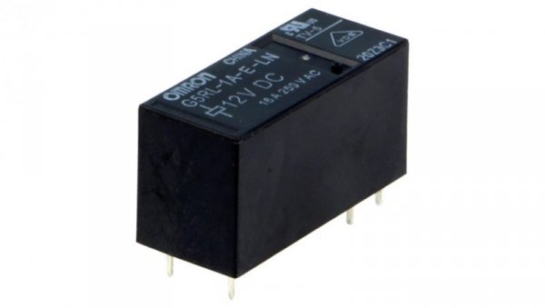 Przekaźnik elektromagnetyczny SPST-NO Ucewki 12VDC PCB G5RL-1A-E-LN 12VDC