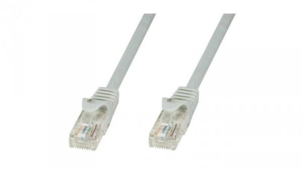 Patch cord Cat5e UTP 20m szary CCA