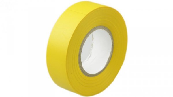 Taśma izolacyjna 19mm/20m żółta PCV
