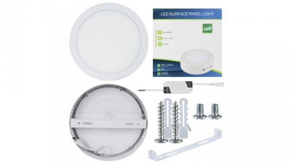 Plafon okrągły n/t LED 24W 4000K 1800LM neutralny